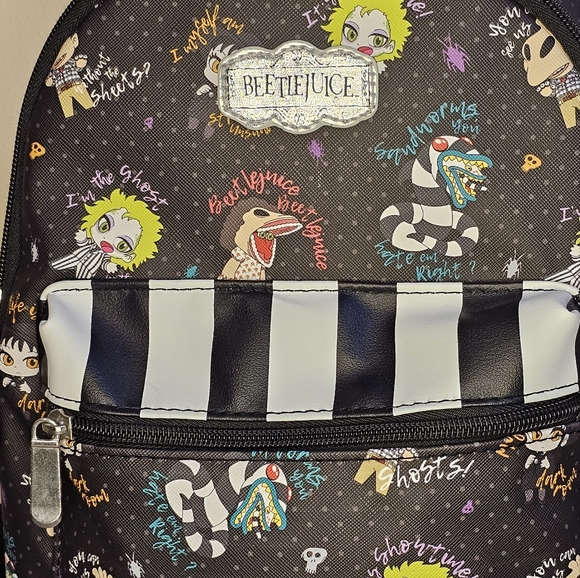 Beetlejuice Purse/Mini backpack - Picture 2 of 8